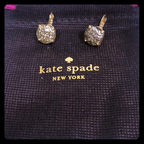 kate spade Jewelry - Kate Spade Glitter Earrings